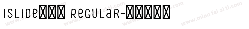 iSlide云犹体 Regular字体转换
